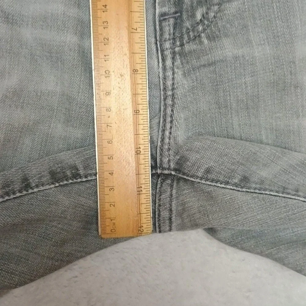 AG Adriano Goldschmied Jeans Mens 33x31 Gray The Graduate Slim Straight Wash USA